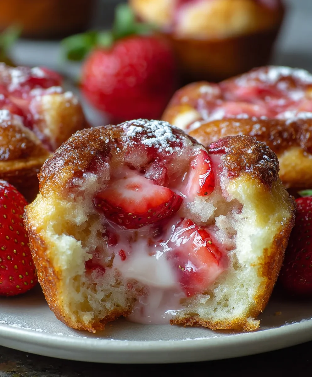 Strawberry French Toast Muffins - Easy Breakfast Treat