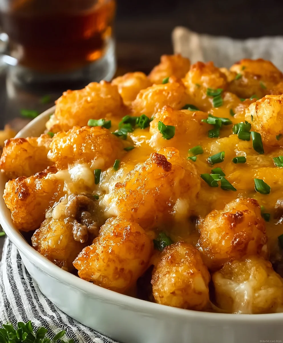 Easy Tater Tot Casserole - Comfort Food Classic