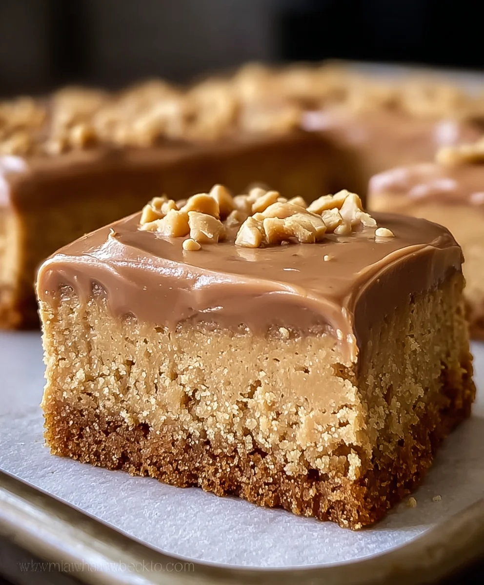 Easy Peanut Butter Sheet Cake - Quick Dessert Recipe