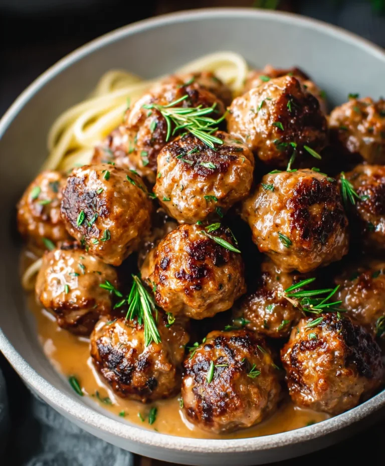 Beef and Apple Meatballs – Sweet Savory Delight