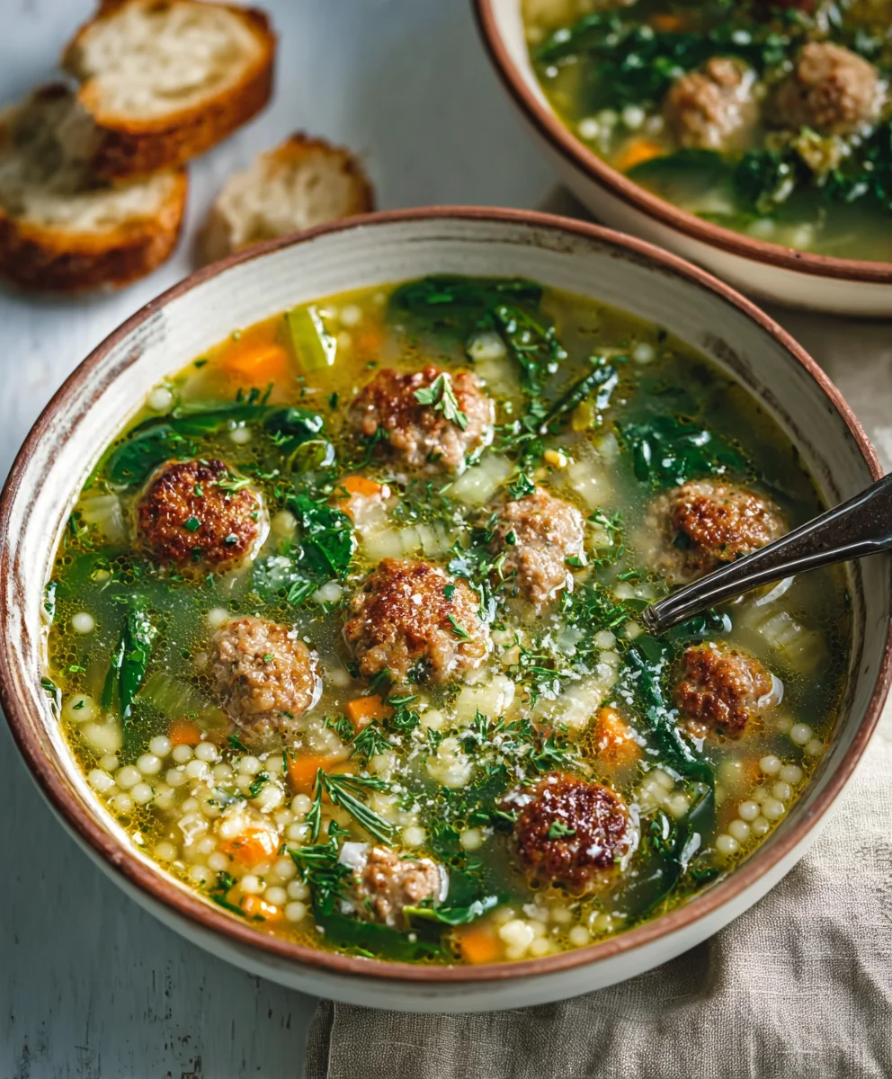Hearty Beef Italian Wedding Soup Recipe-Easy & Delicious