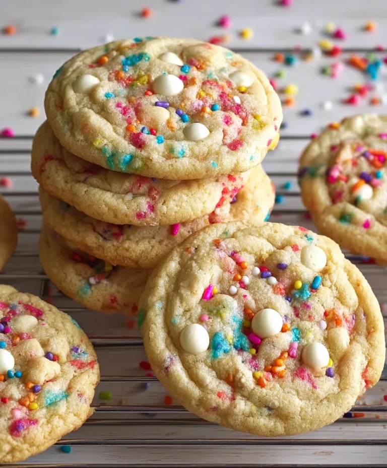 White Chocolate Confetti Cookies-Festive & Delicious Recipe