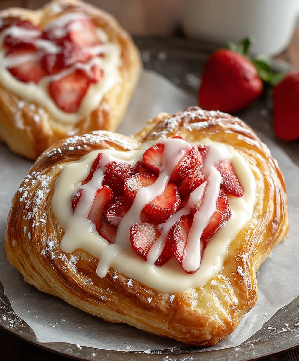 Strawberry Cream Danish Recipe-Easy & Delicious