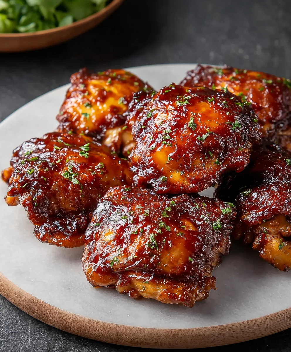 Easy BBQ Chicken Thighs- Fast & Flavorful Dinner