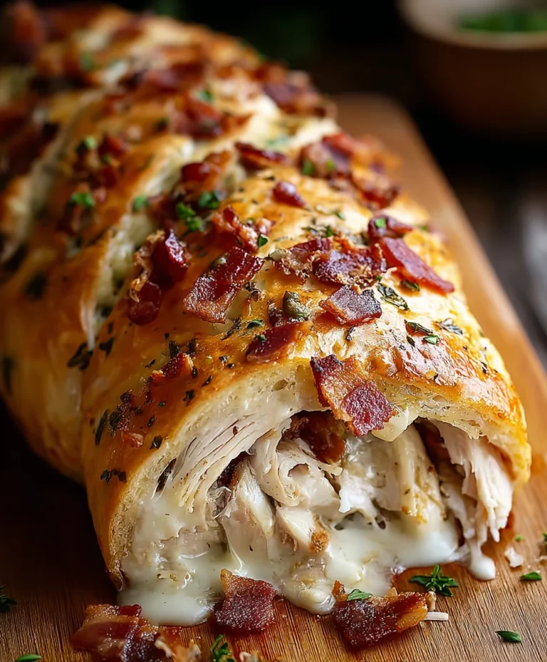 Loaded Chicken Beef Beef Bacon Ranch Stromboli Recipe