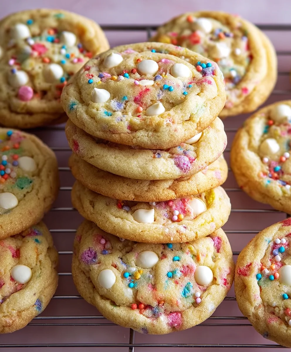 White Chocolate Confetti Cookies-Festive & Delicious Recipe