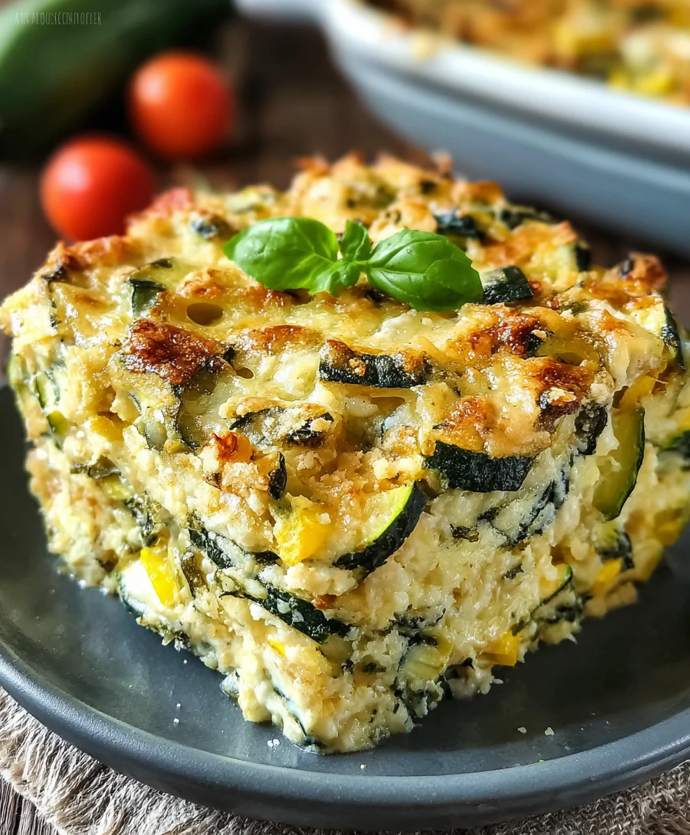 Easy Zucchini Spinach Casserole Recipe - Deliciously Simple