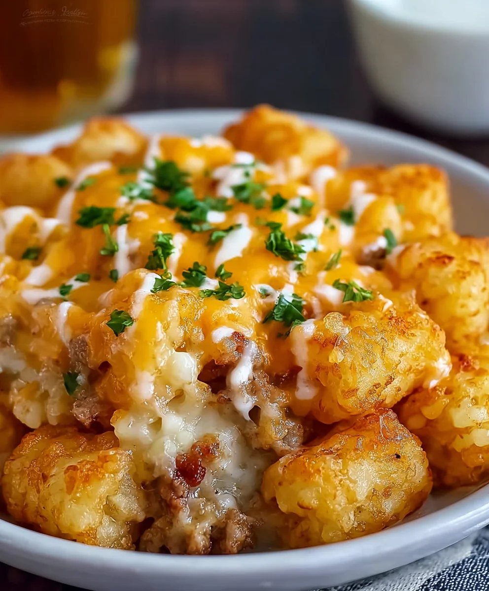 Easy Tater Tot Casserole - Comfort Food Classic