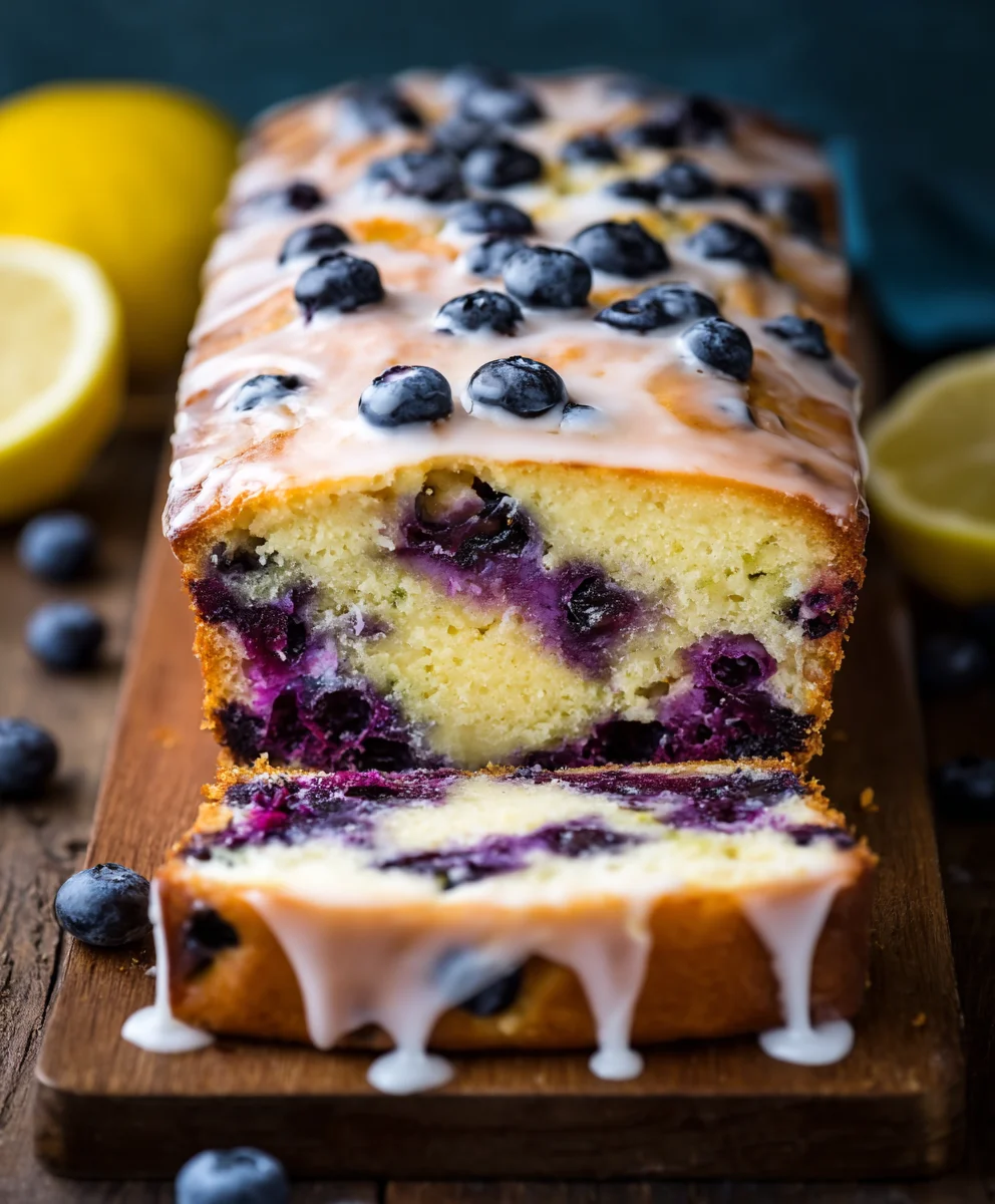 Lemon Blueberry Yogurt Loaf-Easy & Delicious Recipe