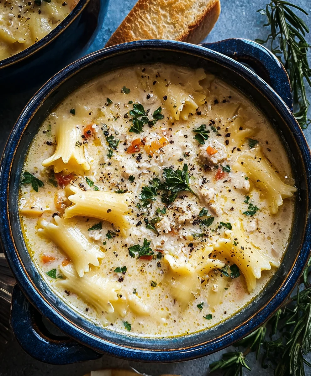 Easy White Lasagna Soup Recipe - Comfort Food Delight