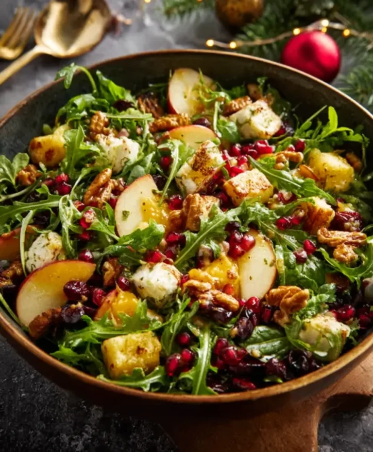 Christmas Salad Honey Mustard-Festive & Fresh