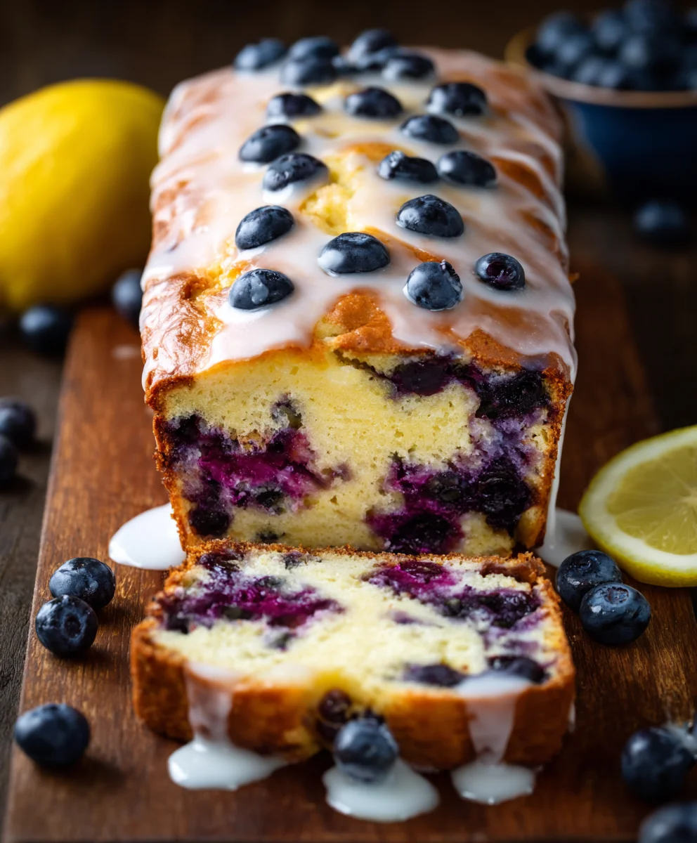 Lemon Blueberry Yogurt Loaf-Easy & Delicious Recipe