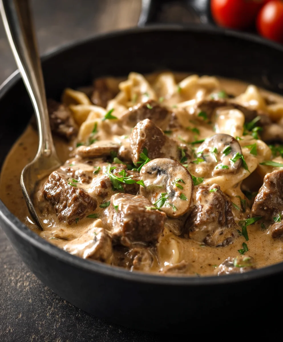 Gordon Ramsay Beef Stroganoff-Restaurant Quality At Home