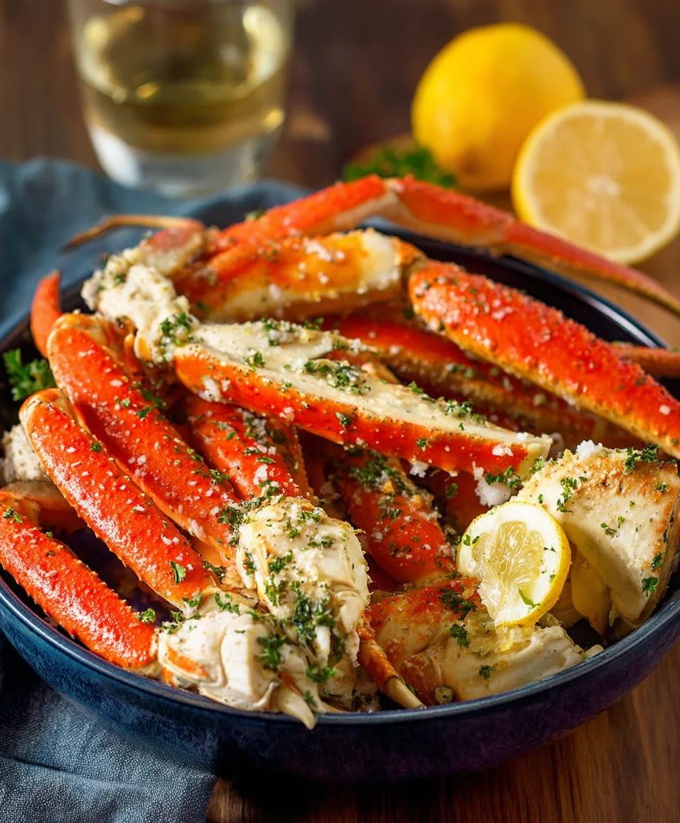 Garlic Butter Crab Legs - Easy Seafood Feast