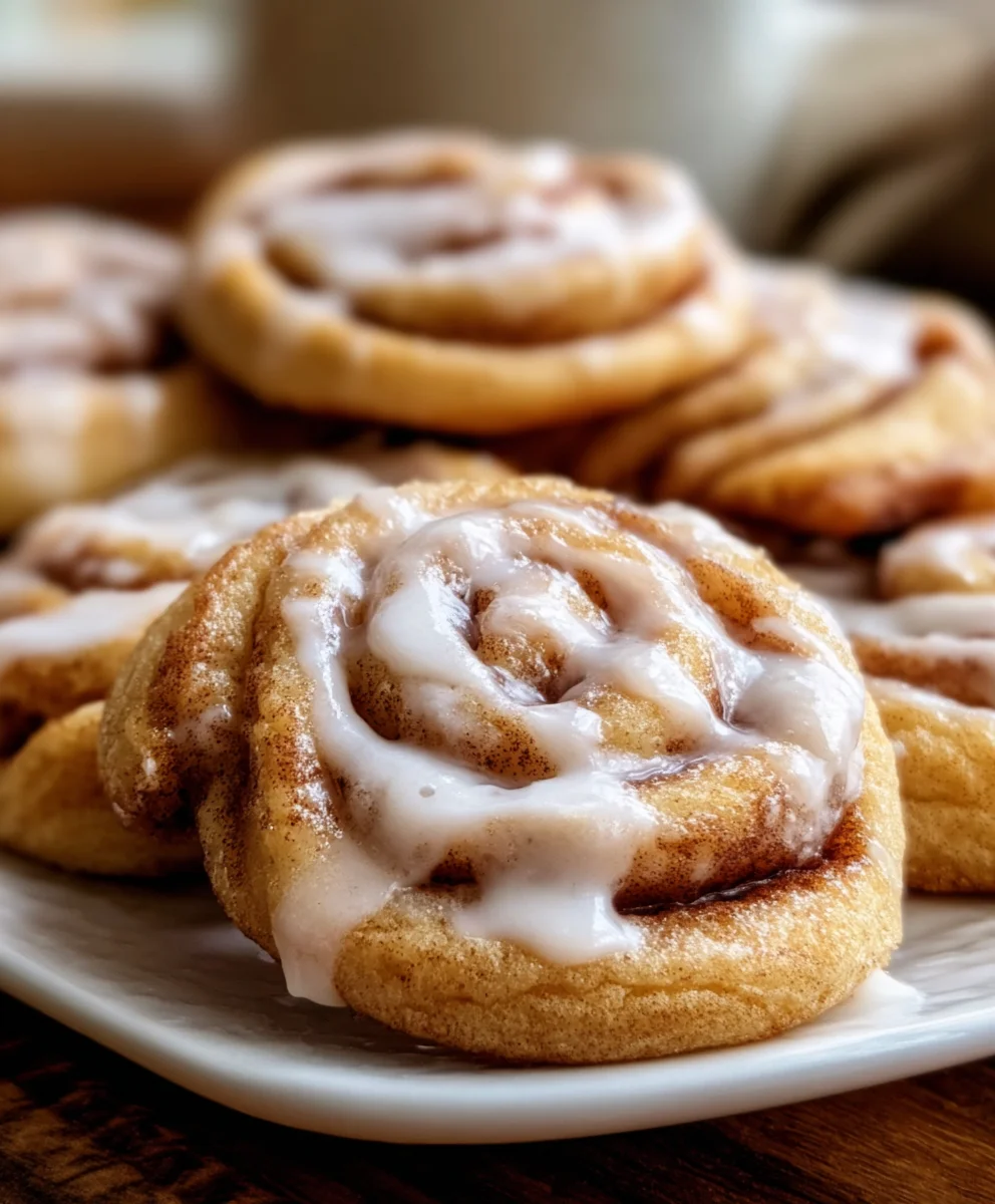 Cinnamon Roll Cookies-Swirls of Sweet Bliss