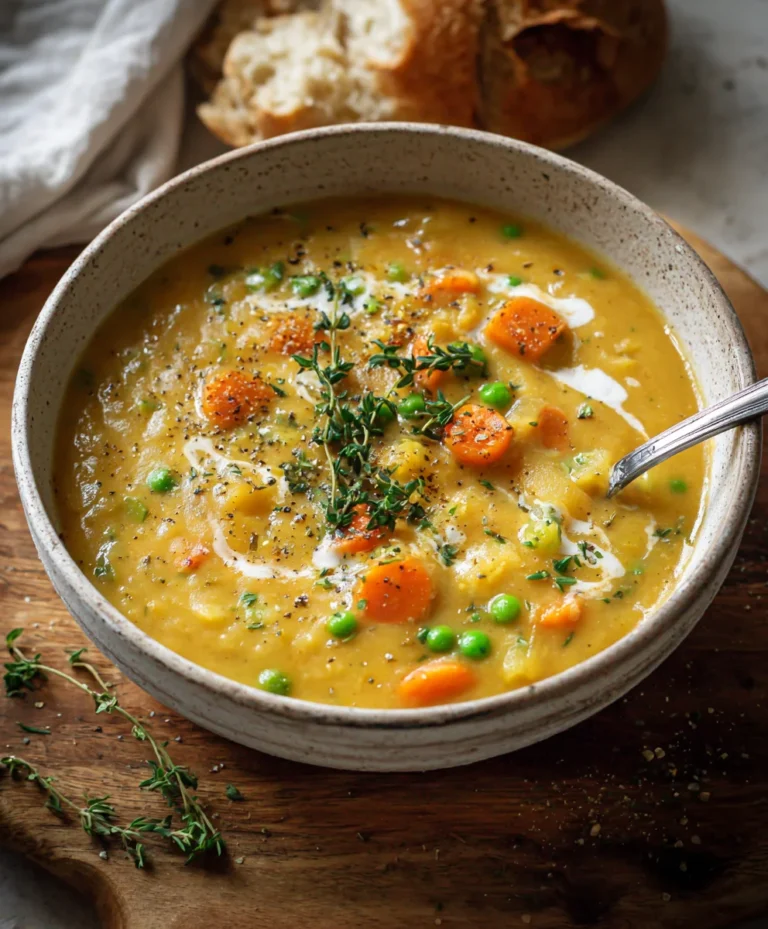 One-Pot Creamy Vegetable Soup- Easy & Delicious Meal