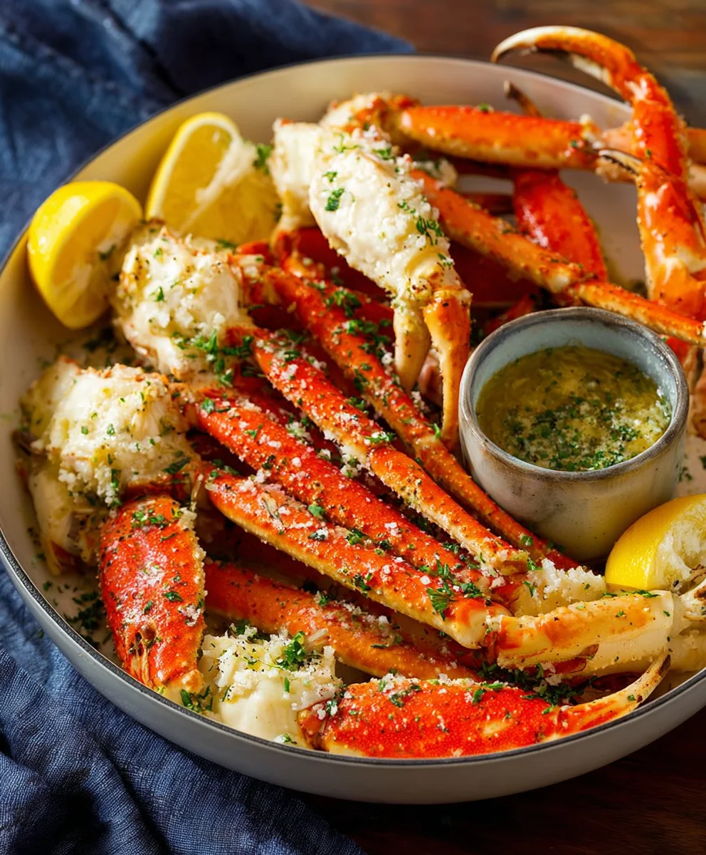 Garlic Butter Crab Legs - Easy Seafood Feast