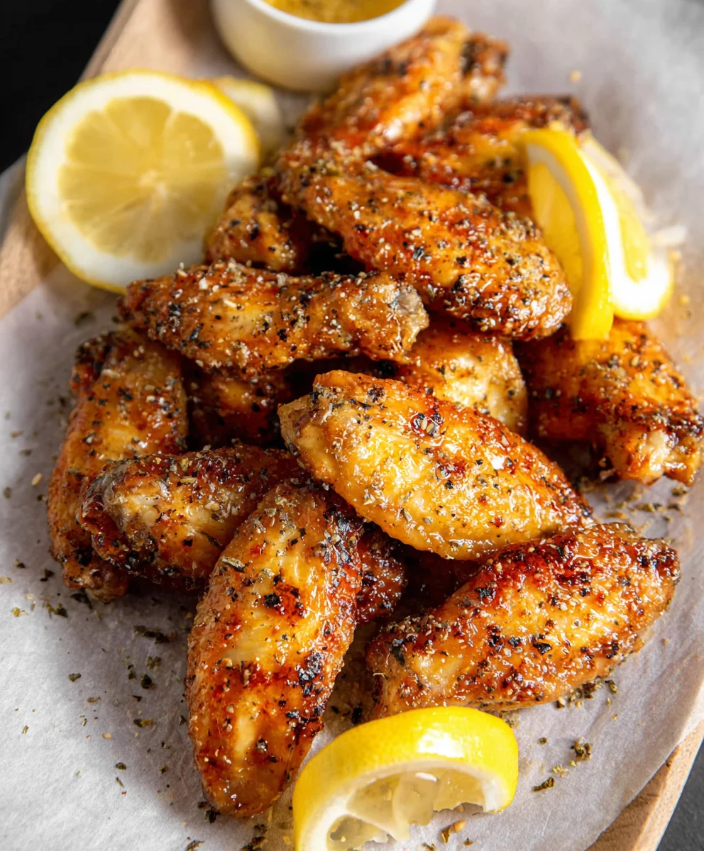Honey Lemon Pepper Beef Wings-Easy Recipe