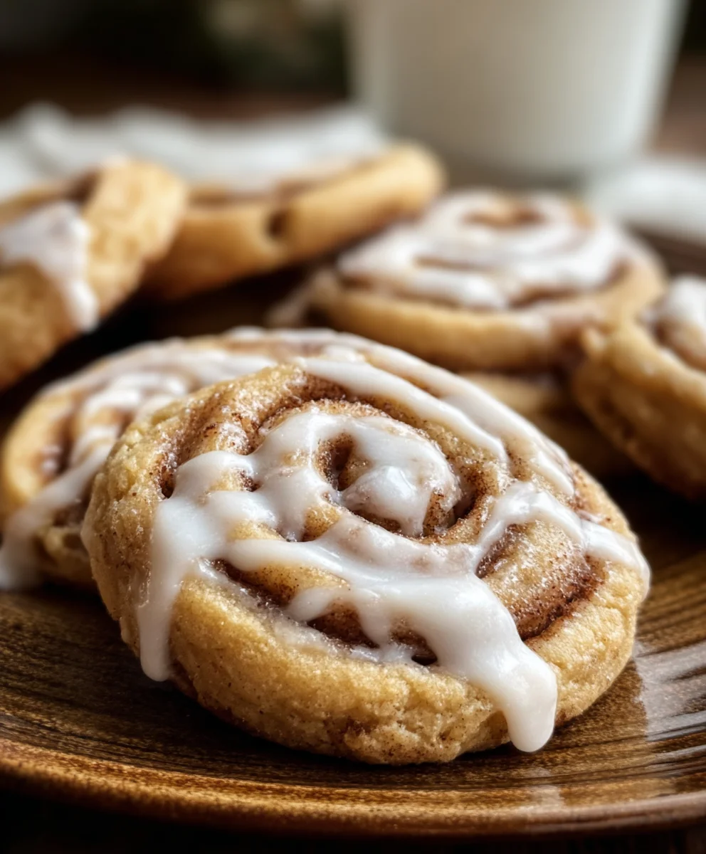 Cinnamon Roll Cookies-Swirls of Sweet Bliss