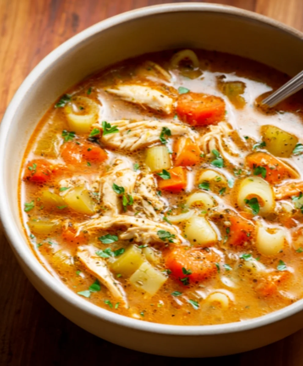 Flavorful Sicilian Chicken Soup-Hearty & Delicious