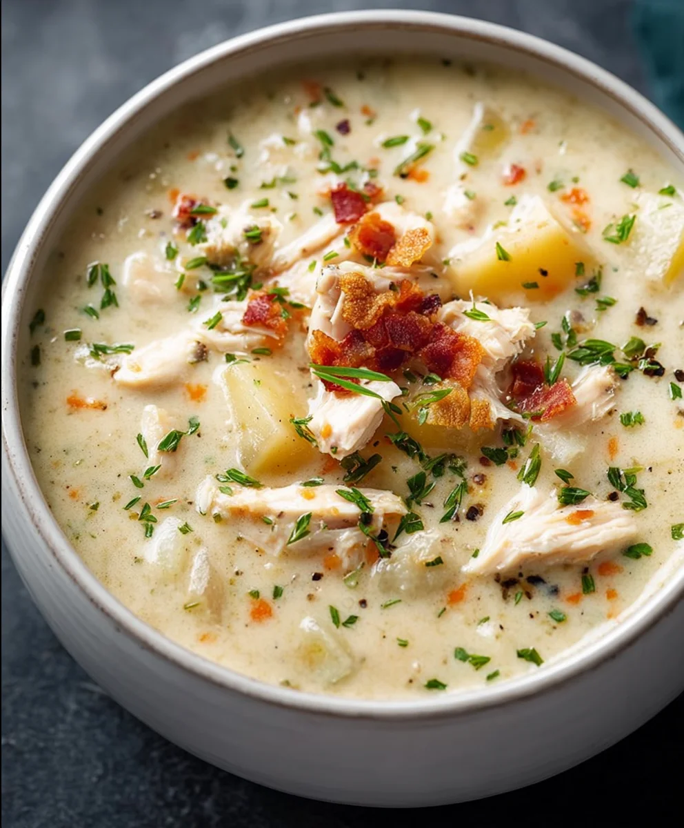 Hearty Chicken Potato Soup - Easy Comfort Food Recipe