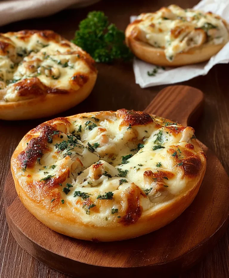 Mini Stuffed Alfredo Pizza Bites – Easy & Delicious