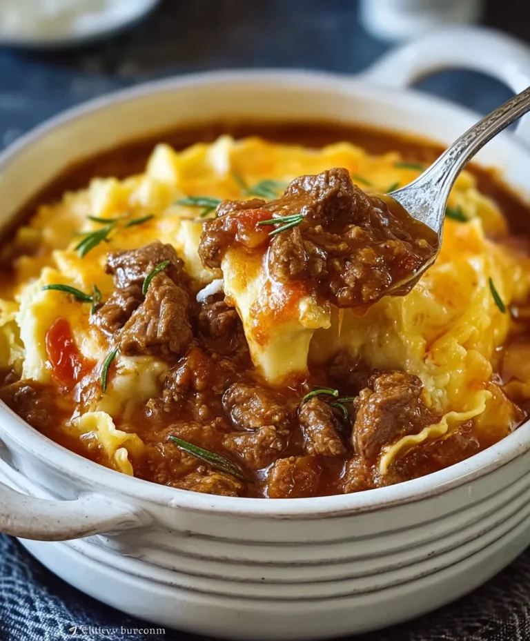 Easy Beef Casserole Recipe-Comfort Food Classic