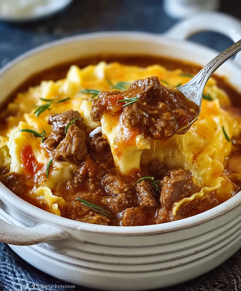 Easy Beef Casserole Recipe-Comfort Food Classic