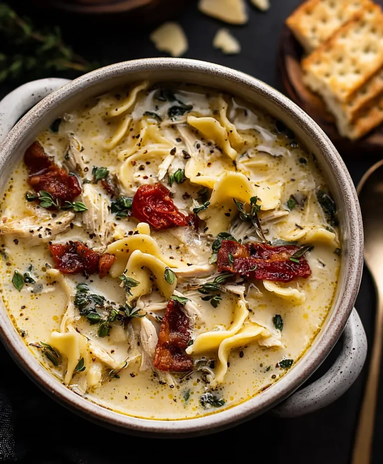Creamy Chicken Lasagna Soup-Easy Comfort Meal