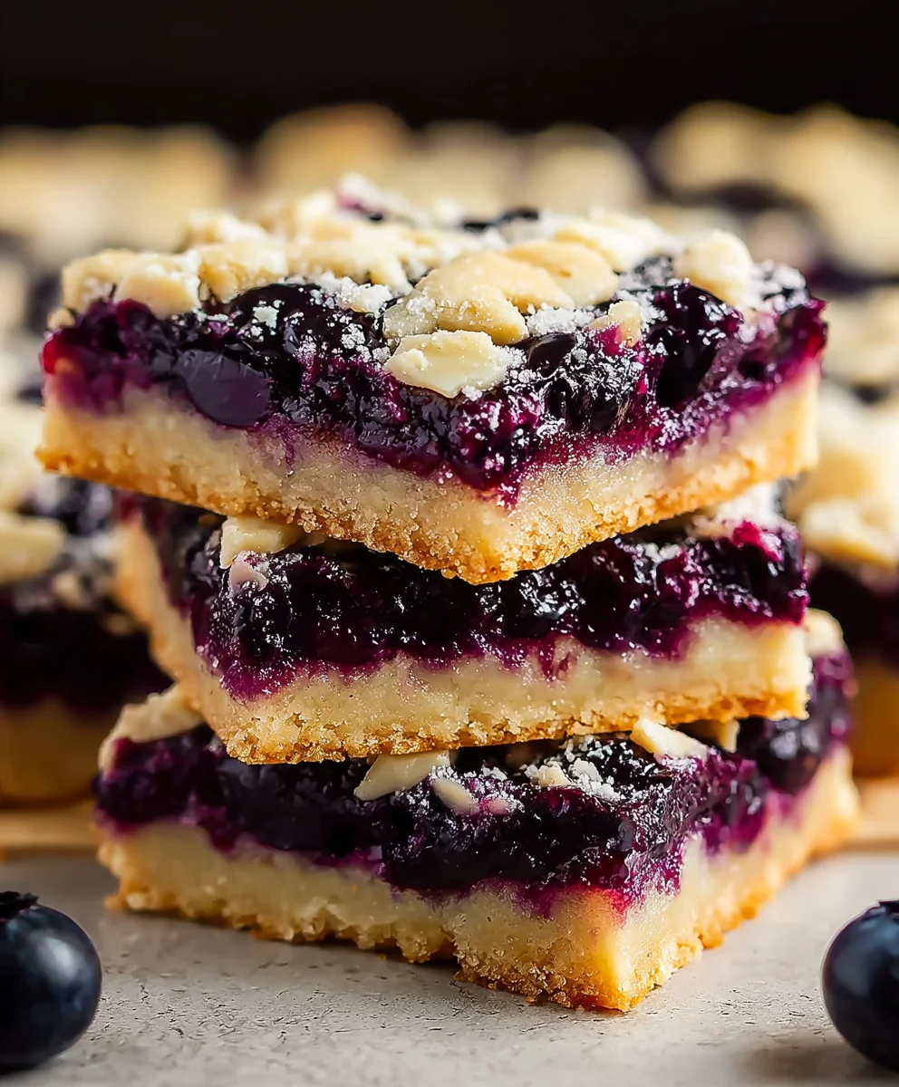 Blueberry Pie Cookie Bars-Easy Delicious Dessert