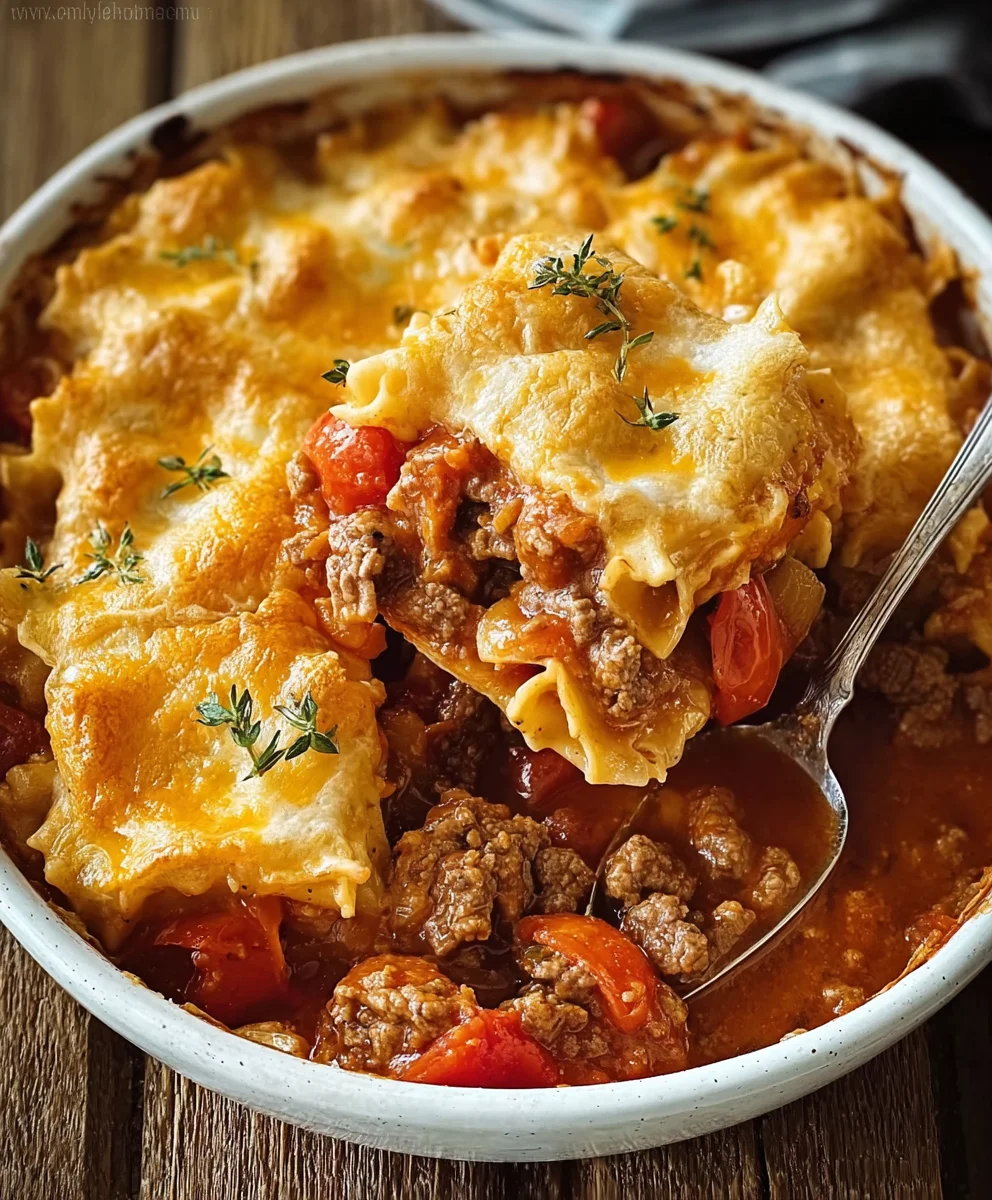 Easy Beef Casserole Recipe-Comfort Food Classic