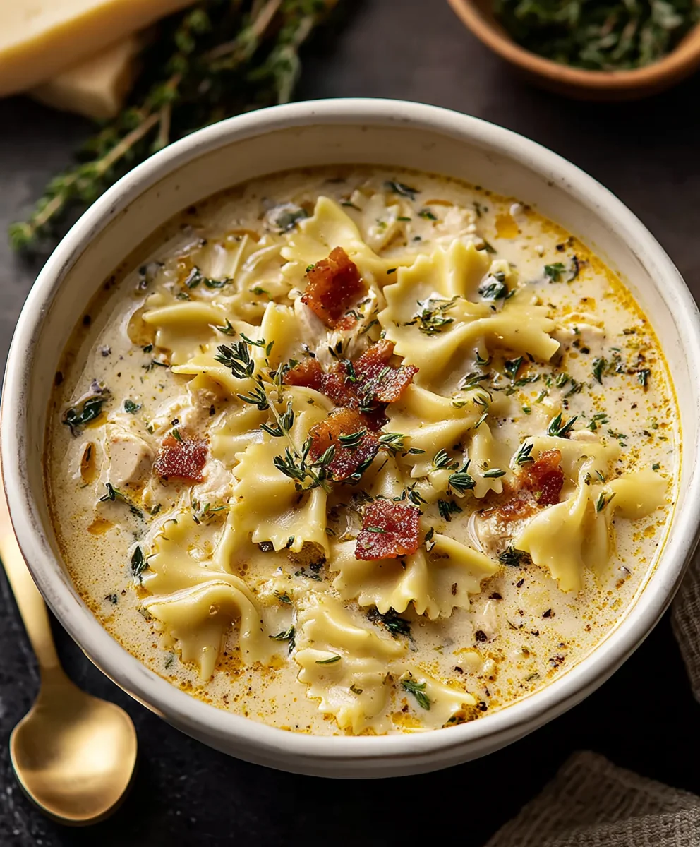 Creamy Chicken Lasagna Soup-Easy Comfort Meal