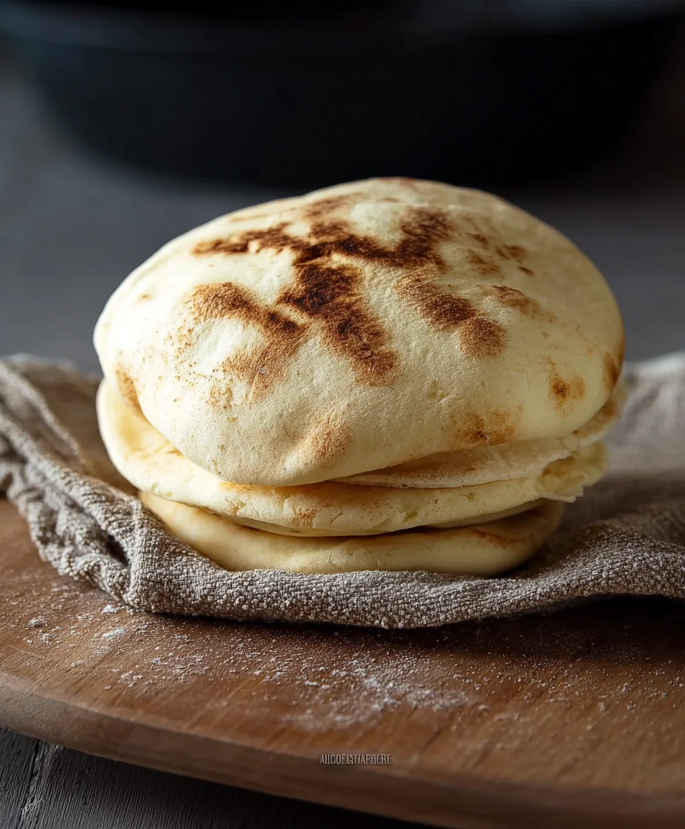 Easy Homemade Pita Bread Recipe-Soft & Fluffy