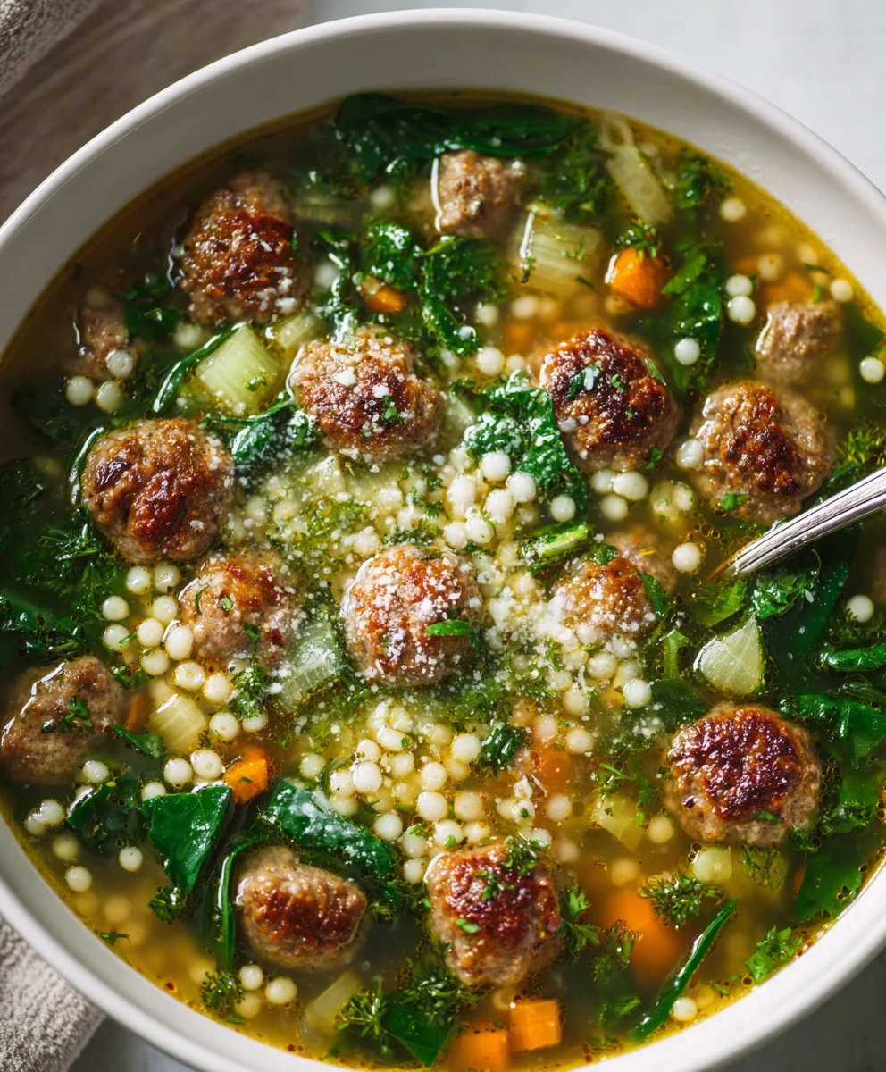 Hearty Beef Italian Wedding Soup Recipe-Easy & Delicious