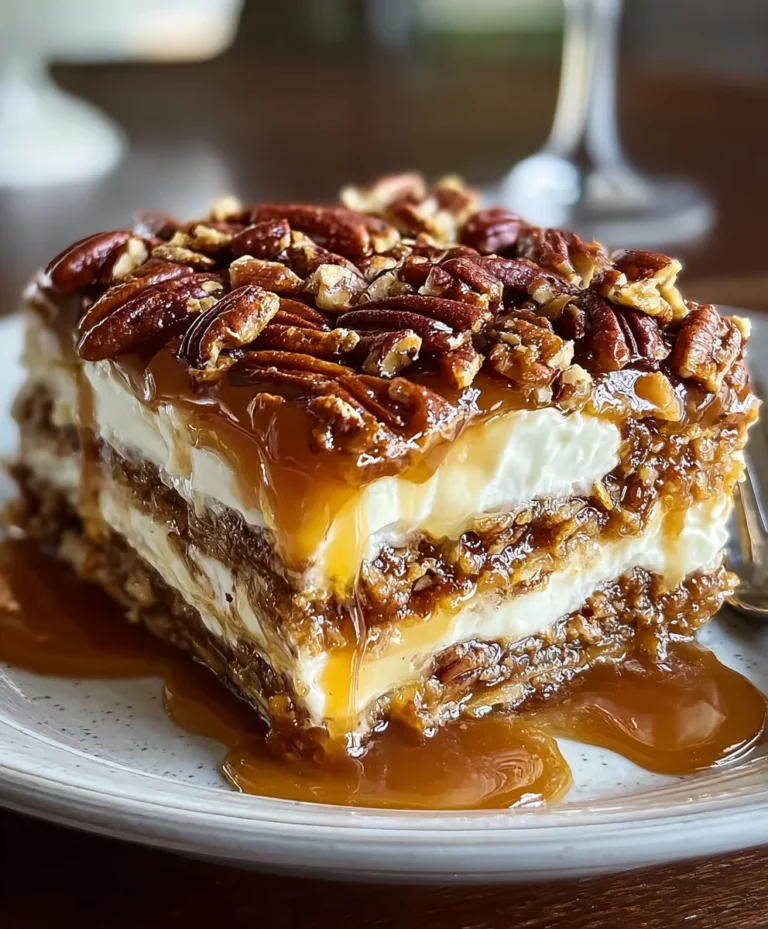 Pecan Pie Lasagna-Decadent Dessert Twist