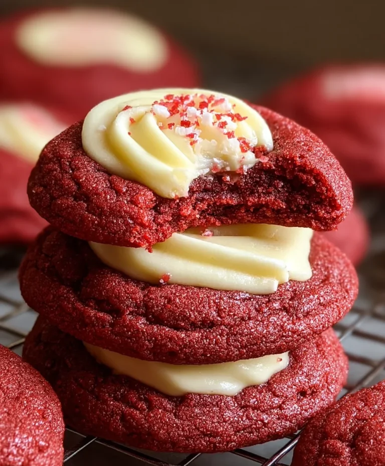 Cream Cheese Red Velvet Cookies-Delicious & Easy