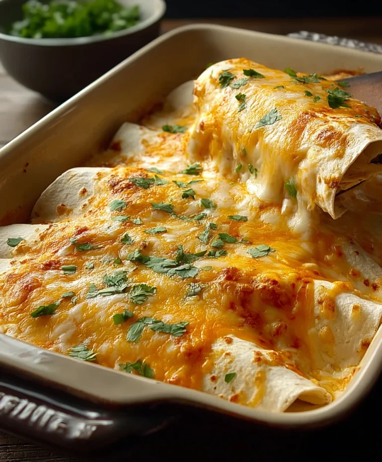 Easy White Chicken Enchiladas-Quick & Creamy Recipe