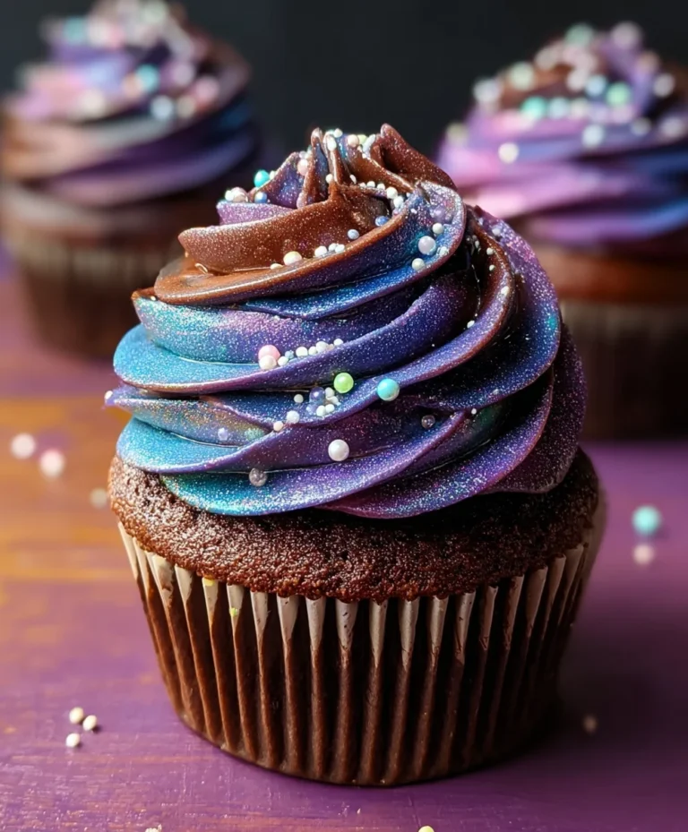 Galaxy Cupcakes Recipe- Out-of-this-World Swirls