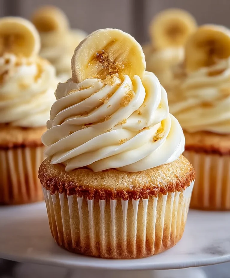 Banana Pudding Cupcakes – Delicious Easy Dessert
