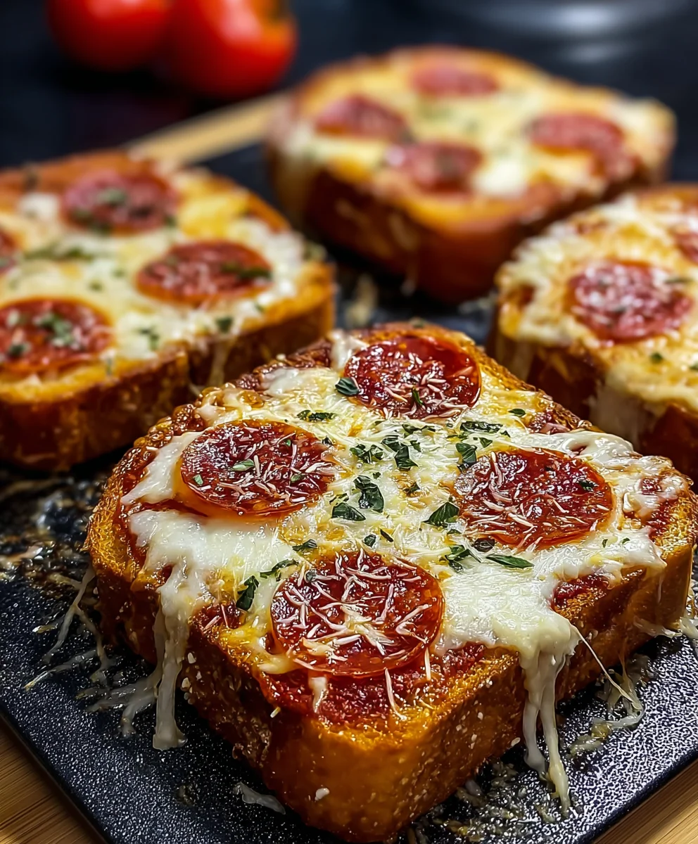 Air Fryer Pizza Toast- Quick & Easy Recipe