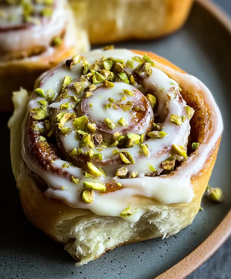 Small Batch Pistachio Cream Cinnamon Rolls Recipe