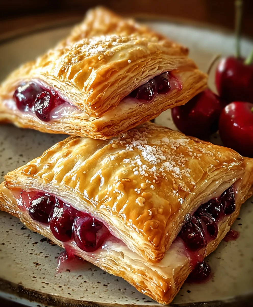 Easy Cherry Turnovers- Delicious & Simple Pastries