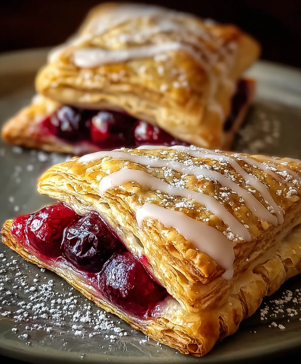 Easy Cherry Turnovers- Delicious & Simple Pastries