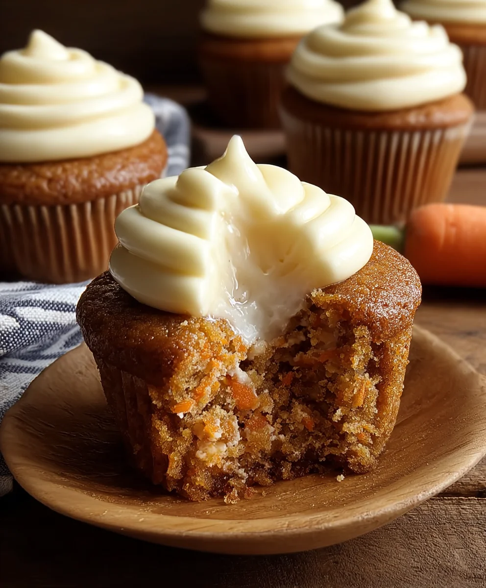 Carrot Cheesecake Cupcakes-Decadent & Easy Treats