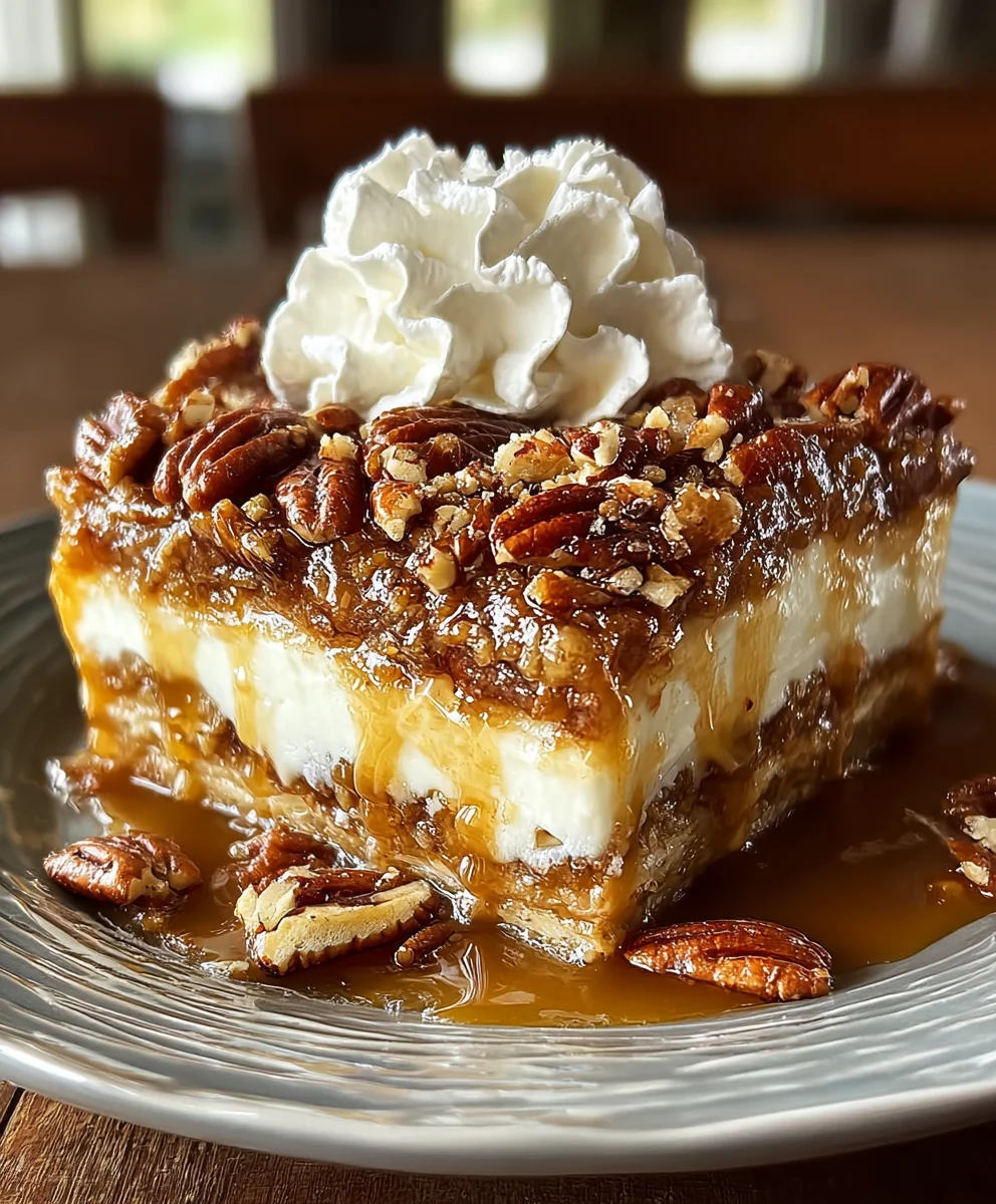 Pecan Pie Lasagna-Decadent Dessert Twist