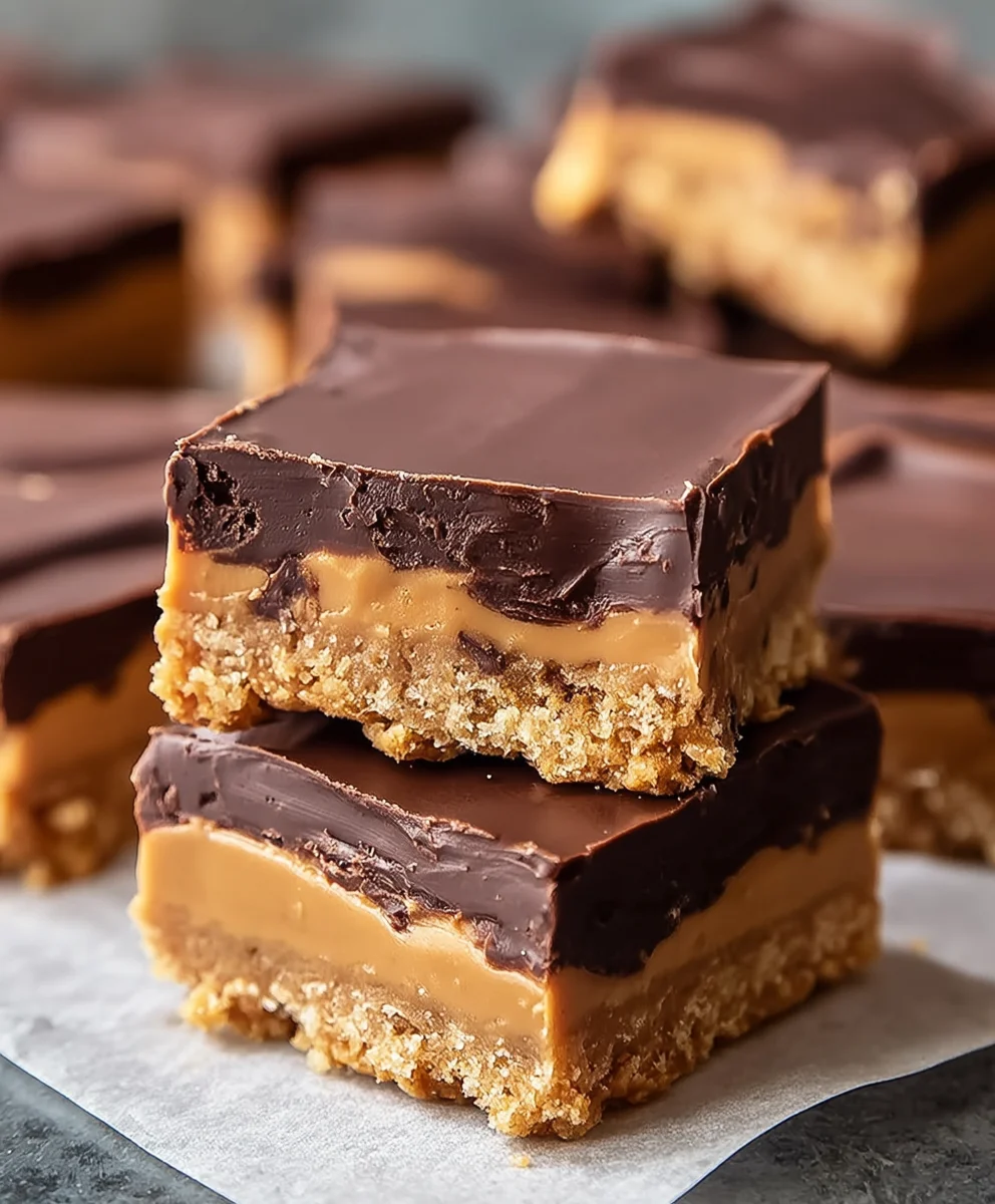 Decadent Chocolate Peanut Butter Bars Easy Recipe