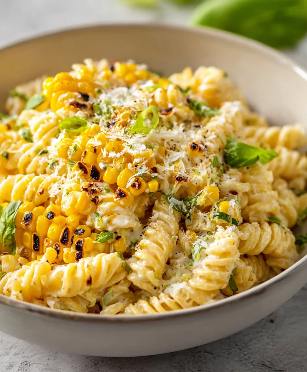 Creamy Street Corn Pasta Salad-Easy & Delicious Recipe