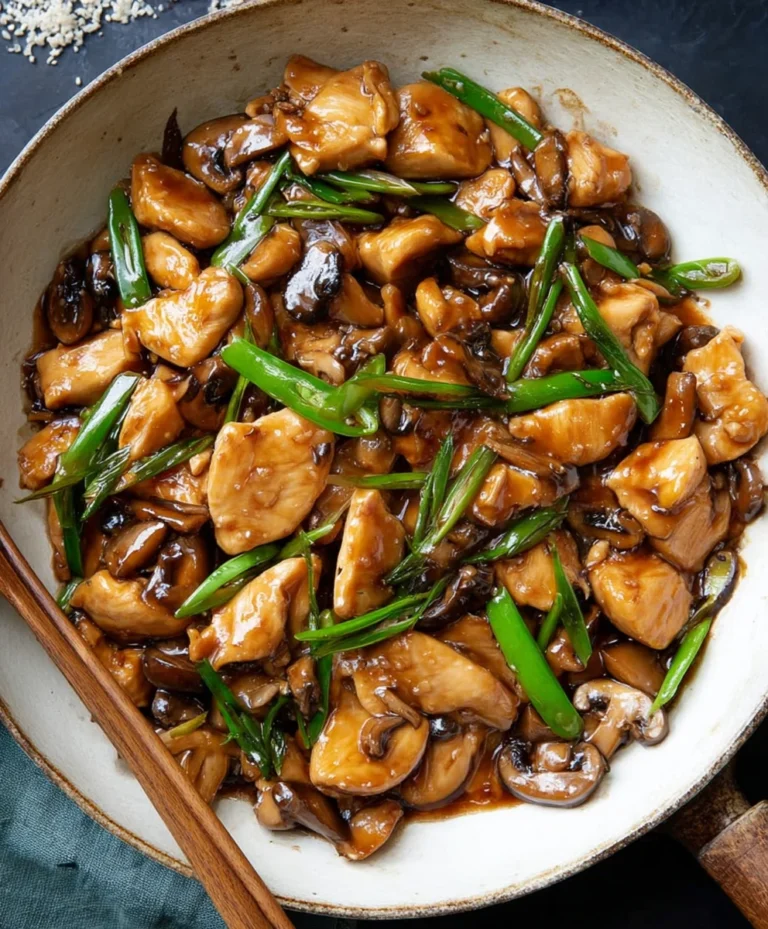 Chinese Chicken Mushroom Stir Fry – Easy Takeout Style Recipe