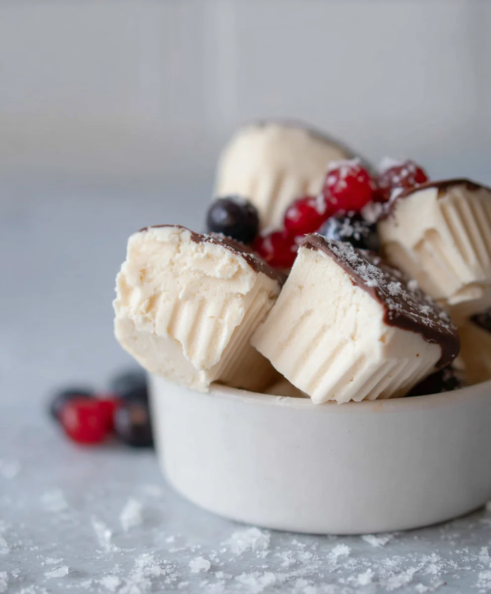 Easy Frozen Yogurt Bites - Dairy-Free Option