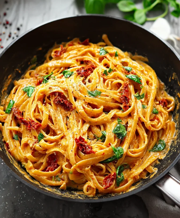 Creamy Sun Dried Tomato Pasta- Vegan Dinner Delight